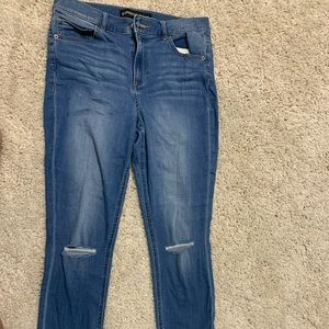 Express High Waisted Skinny Jeans